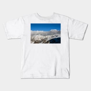 Courchevel 3 Valleys French Alps France Kids T-Shirt